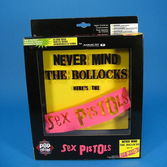 McFarlane Sex Pistols Never Mind the Bollocks 3-D Album Cover - Picture 3 of 3